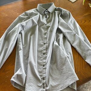 J. Ferrar grey button up